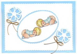 RO�NO IZDELANA TELEGRAM �ESTITKA ZA DVOJ�KA 01